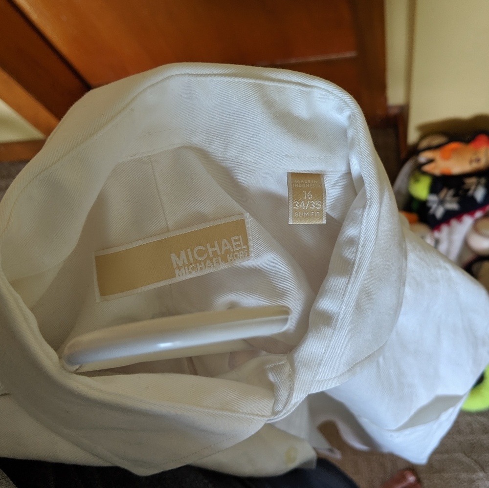 Michael Kors White Dress Shirt - Picture 3 of 3